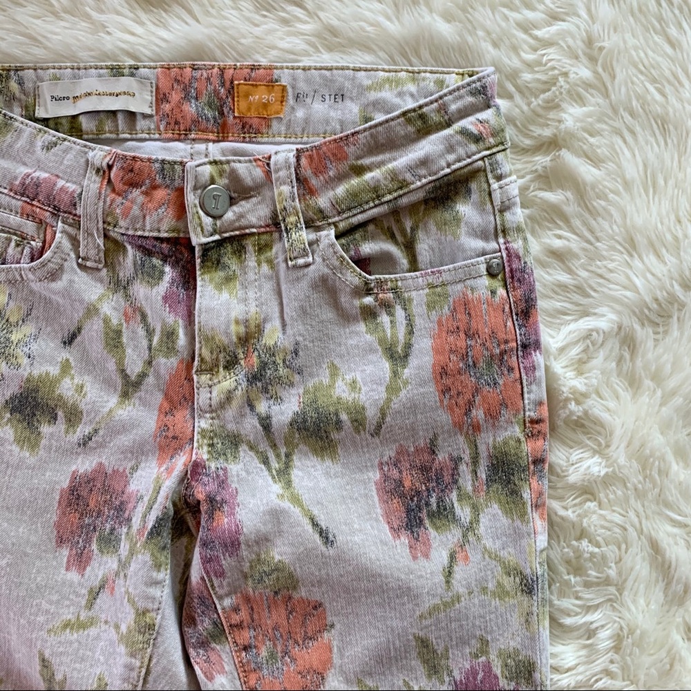 Pilcro and the Letterpress • fit stet floral jeans - Picture 6 of 8